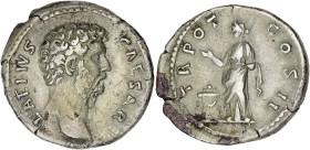 EMPIRE ROMAIN
Aelius César (136-138). Denier 137, Rome. RIC.2644 ; Argent - 3,39 g - 18 mm - 6 h
Patine grise. TTB.