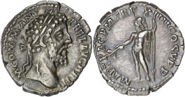 EMPIRE ROMAIN
Commode (177-192). Denier 189, Rome. RIC.188 ; Argent - 3,21 g - 18,5 mm - 12 h
Presque Superbe.
