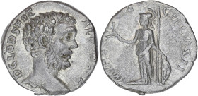 EMPIRE ROMAIN
Clodius Albinus (196-197). Denier 196, Rome. RIC.7 ; Argent - 2,90 g - 17 mm - 12 h
Beau buste. Patine grise. TTB.