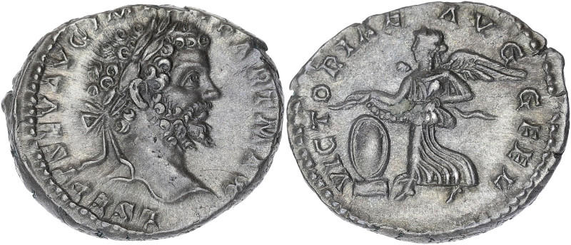 EMPIRE ROMAIN
Septime Sévère (193-211). Denier 199, Rome. RIC.144b ; Argent - 3,...