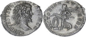 EMPIRE ROMAIN
Septime Sévère (193-211). Denier 199, Rome. RIC.144b ; Argent - 3,48 g - 16 mm - 12 h
Patine grise. Superbe.