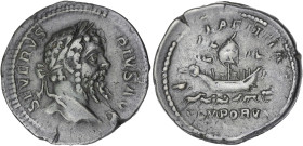 EMPIRE ROMAIN
Septime Sévère (193-211). Denier 202-210, Rome. RIC.274 ; Argent - 3,52 g - 19,5 mm - 6 h
Bel exemplaire sur flan large, avec une patine...