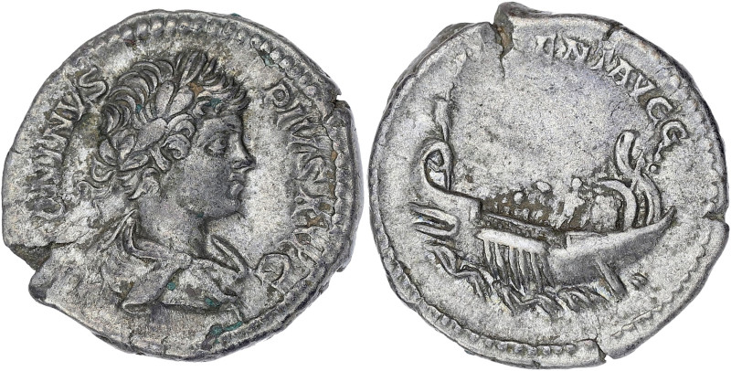 EMPIRE ROMAIN
Caracalla (198-217). Denier 201-206, Rome. RIC.120 ; Argent - 3,18...