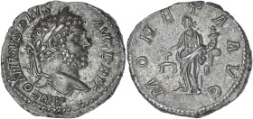 EMPIRE ROMAIN
Caracalla (198-217). Denier 210-213, Rome. RIC.224 ; Argent - 3,20 g - 18 mm - 12 h
Superbe.