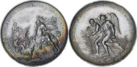 ALLEMAGNE
Augsbourg (ville libre de). Médaille, Tobias et Saint Georges ND. Forster.889 ; Argent - 29,52 g - 44 mm - 12 h
Rare médaille allemande. TTB...