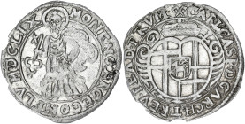 ALLEMAGNE
Trèves (archevêché de), Karl Gaspar von der Leyen (1652-1676). 4 pfennig (1/2 albus) 1659, Trèves. KM.121 ; Argent - 0,71 g - 18 mm - 9 h
Su...