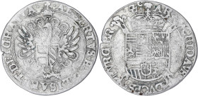 BELGIQUE
Brabant (duché de), Albert et Isabelle (1598-1621). Escalin ND, Bruxelles. HV.623 BS ; Argent - 4,85 g - 29 mm - 6 h
TTB.