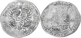 BELGIQUE
Brabant (duché de), Albert et Isabelle (1598-1621). Escalin 1616, Bruxelles. KM.- (cf. 47.2) - HV.623 (R3) ; Argent - 4,65 g - 29 mm - 1 h
Ra...