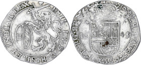 BELGIQUE
Brabant (duché de), Philippe IV (1621-1665). Escalin 1645, Anvers. HV.648.AN ; Argent - 4,84 g - 28 mm - 12 h
TTB.