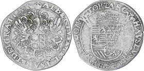 BELGIQUE
Tournai (seigneurie de), Albert et Isabelle (1598-1621). Escalin ND, Tournai. HV.623.TO ; Argent - 4,80 g - 29 mm - 5 h
TB à TTB.