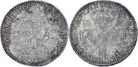 FRANCE / CAPÉTIENS
Louis XIV (1643-1715). Écu aux trois couronnes 1713/2, S, Reims. Dy.1568 - G.229 - Dav.1324 ; Argent - 30,31 g - 40 mm - 6 h
Provie...