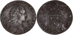 FRANCE / CAPÉTIENS
Louis XV (1715-1774). Sol au buste enfantin 1720, S, Reims. Dy.1692 - G.276 ; Cuivre - 9,94 g - 29 mm - 6 h
Sans différent de grave...