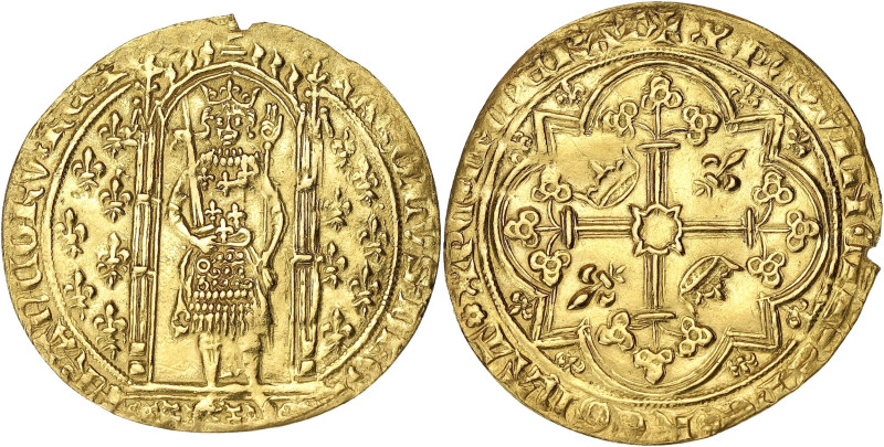 FRANCE / CAPÉTIENS
Charles V (1364-1380). Franc à pied ND (1365). Dy.360 - Fr.28...