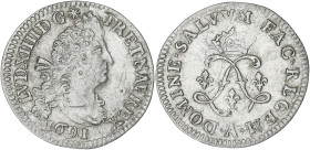 FRANCE / CAPÉTIENS
Louis XIV (1643-1715). Quadruple sol aux deux L 1691, A, Paris. Dy.1519 - G.106 ; Argent - 1,58 g - 20 mm - 6 h
TTB à Superbe.