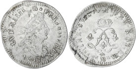 FRANCE / CAPÉTIENS
Louis XIV (1643-1715). Quadruple sol aux deux L 1693, M couronnée, Metz. Dy.1519 - G.106 ; Argent - 1,47 g - 20 mm - 6 h
TTB.