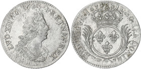 FRANCE / CAPÉTIENS
Louis XIV (1643-1715). Douzième d’écu aux palmes 1694, Atelier indéterminé. Dy.1523 - G.119 ; Argent - 2,21 g - 21 mm - 6 h
Réforma...