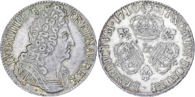 FRANCE / CAPÉTIENS
Louis XIV (1643-1715). Écu aux trois couronnes 1710, &, Aix-en-Provence. Dy.1568 - G.229 - Dav.1324 ; Argent - 30,22 g - 40 mm - 6 ...