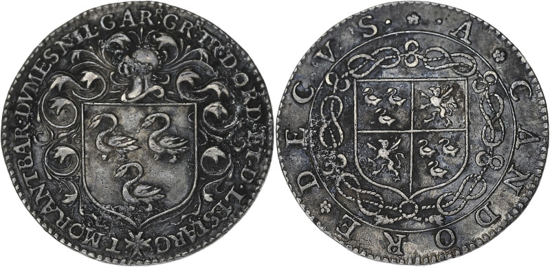 JETONS
Louis XIII (1610-1643). Jeton, Thomas Morant, Trésorier de l’Épargne ND (...