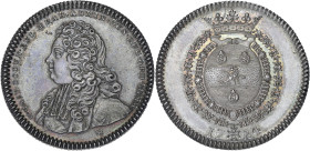 JETONS
Louis XV (1715-1774). Jeton, Noblesse d’Île-de-France, Gaspard Dodun 1724, Paris. F.5819 ; Argent - 11,91 g - 32 mm - 12 h
Avec une étiquette d...