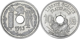 FRANCE
IIIe République (1870-1940). Essai de 10 centimes par Pillet 1913, A, Paris. GEM.37.2 - VG.4762 ; Nickel - 3,97 g - 21 mm - 6 h
Frappe spéciale...