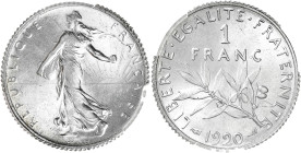 FRANCE
IIIe République (1870-1940). 1 franc Semeuse 1920, Paris. G.467 - F.217 ; Argent - 5 g - 23 mm - 6 h
PCGS MS65 (42185948). Fleur de coin.