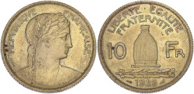 FRANCE
IIIe République (1870-1940). Essai de 10 francs, Concours de 1929, par Delannoy 1929, A, Paris. GEM.163.3 - VG.5228 v. ; Cupro-aluminium - 9,1 ...