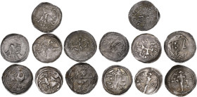 FRANCE / FÉODALES
Lorraine (duché de), Ferri III (1251-1303). Lot de 7 deniers ND. Flon pp.288-303 ; Argent - 4,30 g - 15 mm - 6 h
Lot de 7 deniers à ...