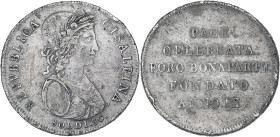 ITALIE
République Cisalpine (1797-1802). 30 soldi An IX (1800), Milan
. M.185 - P.9 - KM.1 - DMP.908 ; Argent - 7,10 g - 29 mm - 12 h
TB.