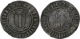 ITALIE
Sicile, Pietro de Aragon & Constanza de Hohenstaufen (1282-1285). Pierreale ND, Messine. Mir.4.173 ; Argent - 3,05 g - 24 mm - 6 h
Flan voilé. ...