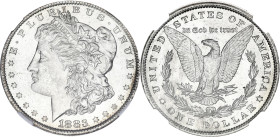 USA
République fédérale des États-Unis d’Amérique (1776-à nos jours). Dollar Morgan 1883, O, La Nouvelle-Orléans. KM.110 ; Argent - 38 mm - 6 h
NGC MS...