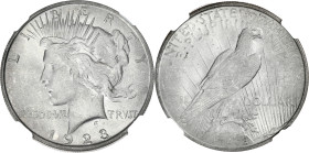 USA
République fédérale des États-Unis d’Amérique (1776-à nos jours). Peace dollar 1923, Philadelphie. KM.150 ; Argent - 37,5 mm - 6 h
NGC MS 62 (3662...