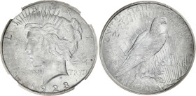 USA
République fédérale des États-Unis d’Amérique (1776-à nos jours). Peace dollar 1923, Philadelphie. KM.150 ; Argent - 37,5 mm - 6 h
PCGS MS62 (3148...