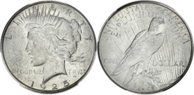USA
République fédérale des États-Unis d’Amérique (1776-à nos jours). Peace dollar 1925, Philadelphie. KM.150 ; Argent - 37,5 mm - 6 h
PCGS MS63 (4528...