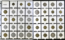 LOT
Divers. Classeur contenant 92 monnaies de Sarre et de Monaco ainsi que 69 monnaies de nécessités.
Joli lot y compris quelques euros de Monaco. I...