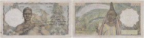 AFRIQUE OCCIDENTALE FRANÇAISE
1000 francs Type 1945 modifié Togo 5 octobre 1955. P.48.
Signatures : Tezenas du Montcel, Julienne. Institut d'émission ...