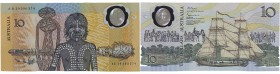 AUSTRALIE
10 dollars type 26 janvier 1988. P.49a.
Magnifique exemplaire en polymère. NEUF.