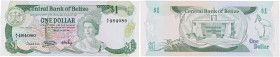 BELIZE
1 dollar type 1er juillet 1983. P.43.
Portrait de la reine Elisabeth II.
NEUF.