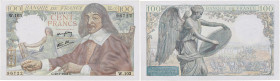 FRANCE
100 francs type 1942 “Descartes” 20-7-1944. P.101a - F.27.06.
Signatures : Rousseau, R.Favre-Gilly. Alphabet W.103 peu courant.
Pr. NEUF.