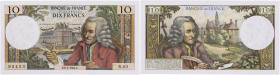 FRANCE
10 francs type 1963 “Voltaire” 2-1-1964. P.147a - F.62.07.
Pli de liasse. SPL+.