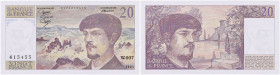 FRANCE
20 francs type 1980 “Debussy” 1981. P.151a - F.66.02W7.
Signatures : Tronche, Dentaud, Strohl.
NEUF.