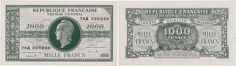 FRANCE
1000 francs Marianne type 1945. P.107 - VF.12.01.
NEUF.