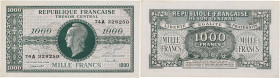 FRANCE
1000 francs Marianne type 1945. P.107 - VF.12.01.
NEUF.