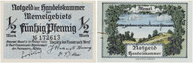 FRANCE
50 pfennig Territoire de Memel Notgeld type 22 février 1922. P.1b - MEM.1.
Signatures : G. Petisné, Joseph Kraus, Berhnard Hennig, & Dr. F.J. M...
