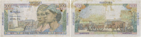 MARTINIQUE
500 Francs Pointe à Pitre type 1946. P.32.
Alphabet Q.2 - numéro 28573. L’alphabet 2 se rencontre rarement comparativement à l’alphabet 7.
...