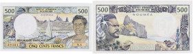 NOUVELLE-CALÉDONIE
500 francs type 1990. P.60e.
Institut d'Émission d'Outre-Mer. Signatures : Roland-Billecart, Waitzenegger.
NEUF.