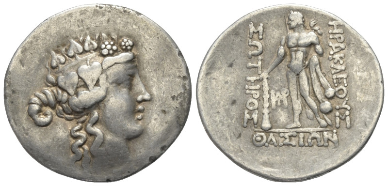 Inseln vor Thrakien. Thasos.

 Tetradrachme (Silber). Ca. 148 - 90 v. Chr.
Vs...