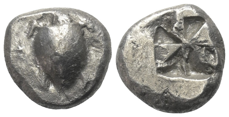 Inseln vor Attika. Aigina.

 Stater (Silber). Ca. 525 - 475 v. Chr.
Vs: Seesc...