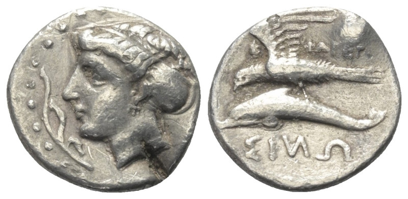 Paphlagonien. Sinope.

 Drachme (Silber). Ca. 330 - 300 v. Chr.
Vs: Kopf der ...