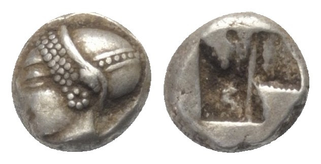 Ionien. Phokaia.

 Diobol (Silber). Ca. 510 - 494 v. Chr.
Vs: Archaischer Kop...