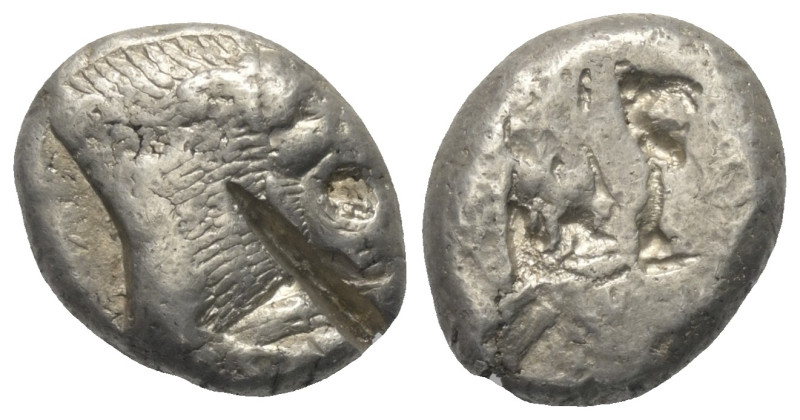 Karien. Unbestimmte Münzstätte.

 Stater (Silber). 6. - 5. Jhdt. v. Chr. Mylas...